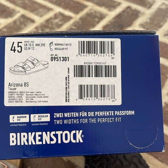 Birkenstock Arizona BS Taupe US men’s 12 /Euro45 - Picture 5 of 5